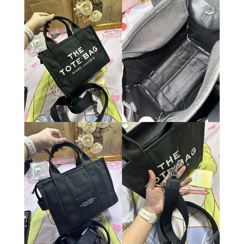 ORIG & IMPORTED MJ The Small Tote Black Bag canvas