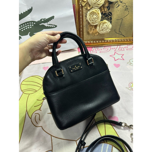 ORIG Preloved KS Mini Carli Grove Street Dome Black Bag