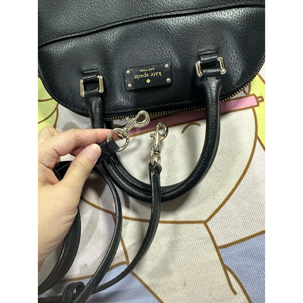 ORIG Preloved KS Mini Carli Grove Street Dome Black Bag