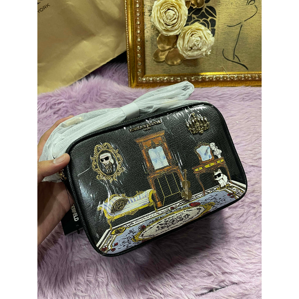 ORIG & IMPORTED Karl Lagerfeld KL Maybelle Crossbody Crossbody Double Zip Camera Bag