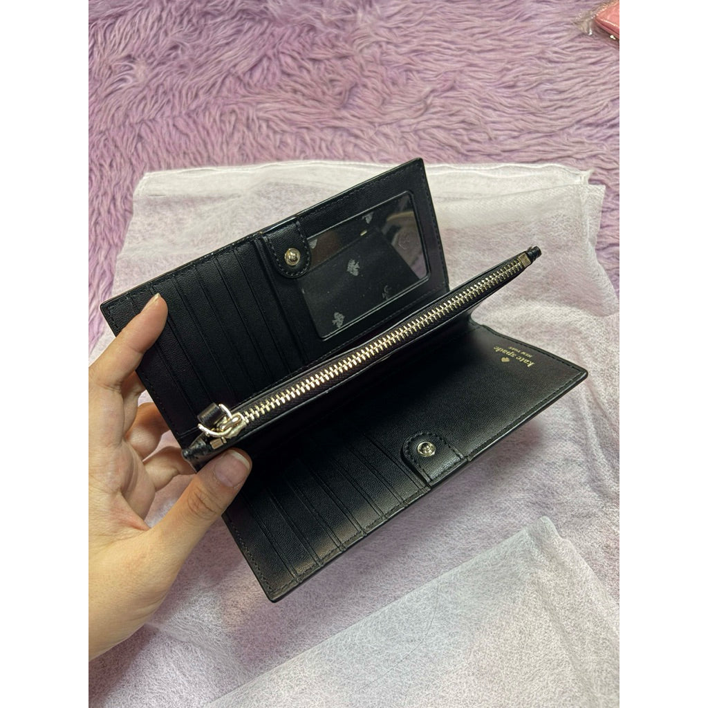 ORIG Preloved KS Patterson Drive Braylon Large Long Wallet Black