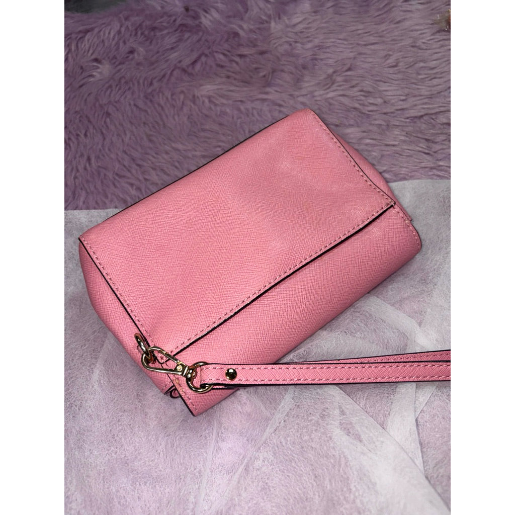 ORIG Preloved MK Pink Wristlet Wallet Makeup Pouch