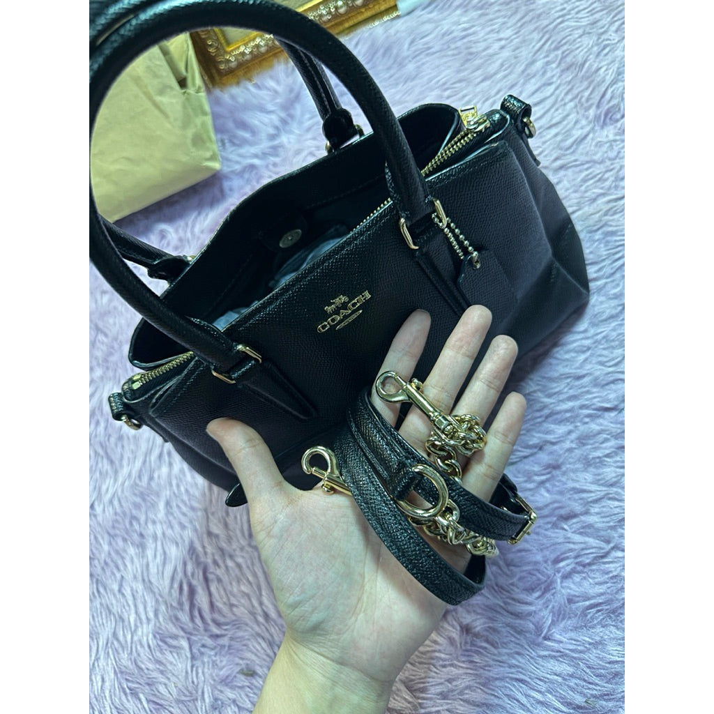 ORIG Preloved CCH Mini Sage Carryall Small Satchel Bag Black