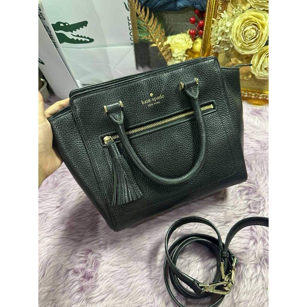 ORIG Preloved KS Chester Street Small Allyn Satchel Black Bag