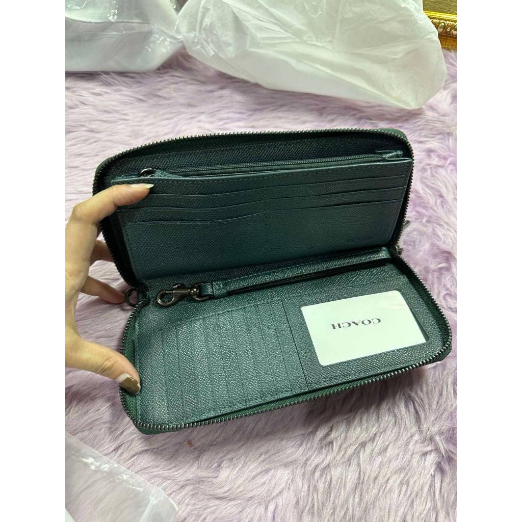 ORIG & IMPORTED CCH Continental Long Blue Teal Wallet Wristlet