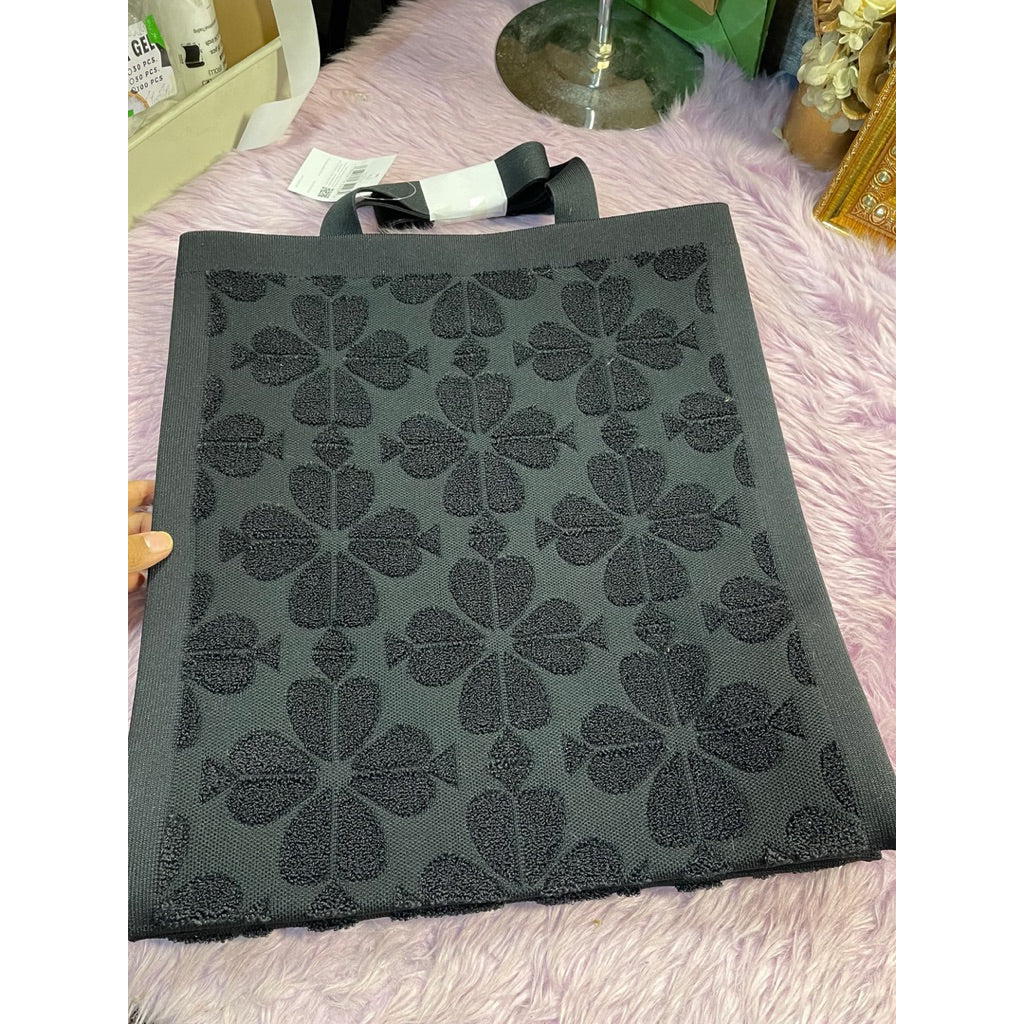 ORIG & IMPORTED KS Brooke Terry Carryall Large Tote Black Pink Green