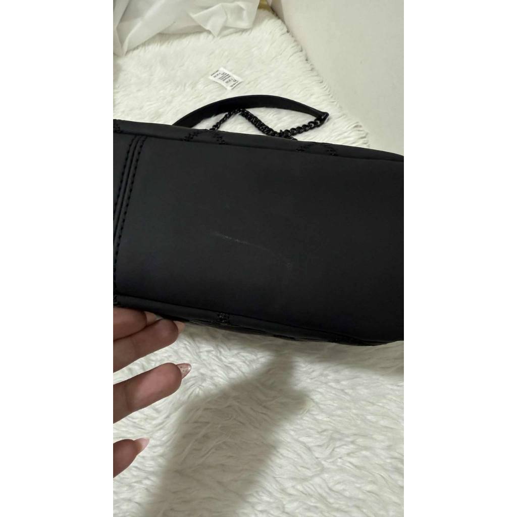 ORIG Preloved TB Willa Matte Medium Shoulder Bag Black
