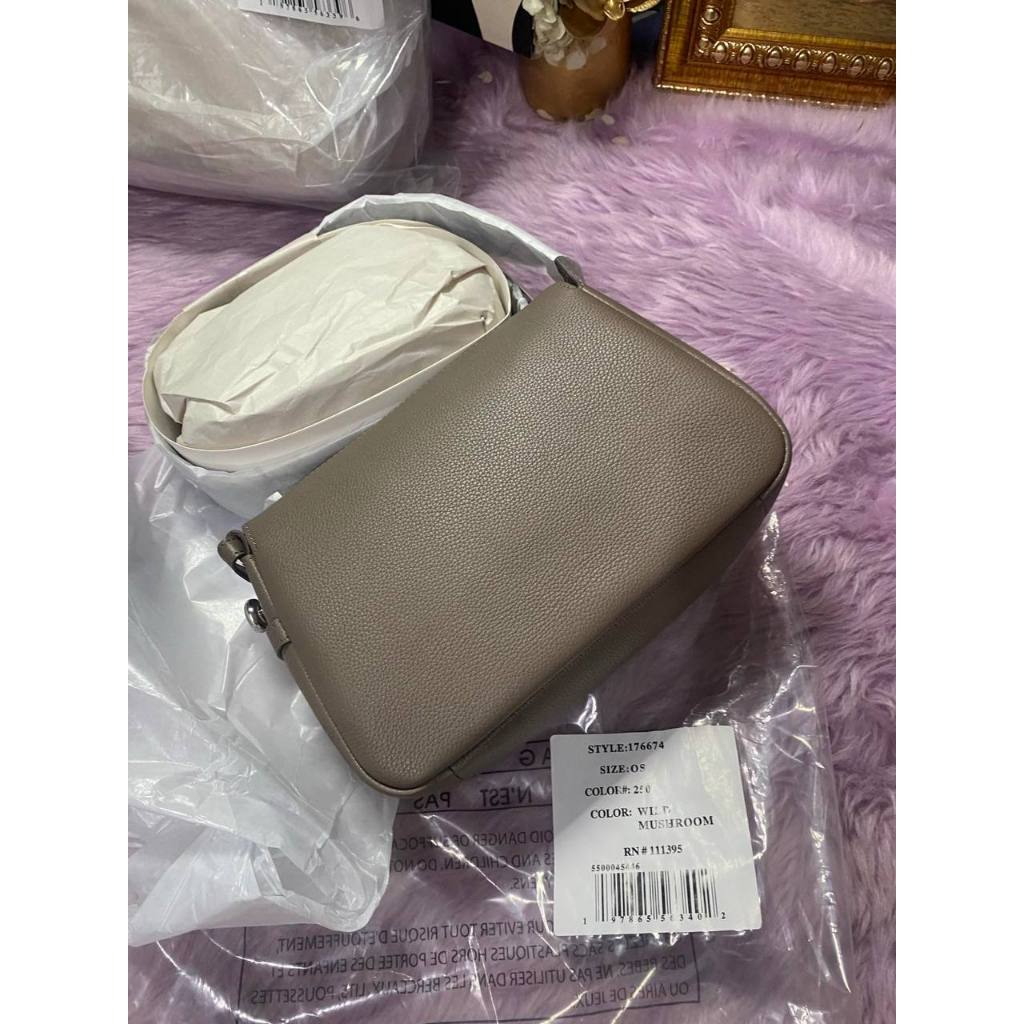 ORIG & IMPORTED TB ROMY SMALL SHOULDER BAG WILD MUSHROOM BROWN
