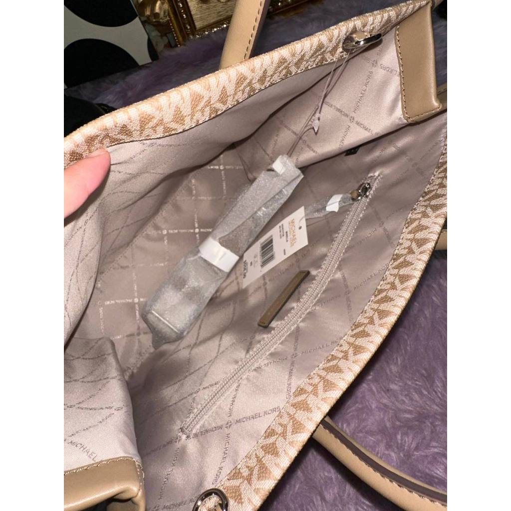 ORIG & IMPORTED MK Mirella Medium Ombré Logo Tote Bag Brown