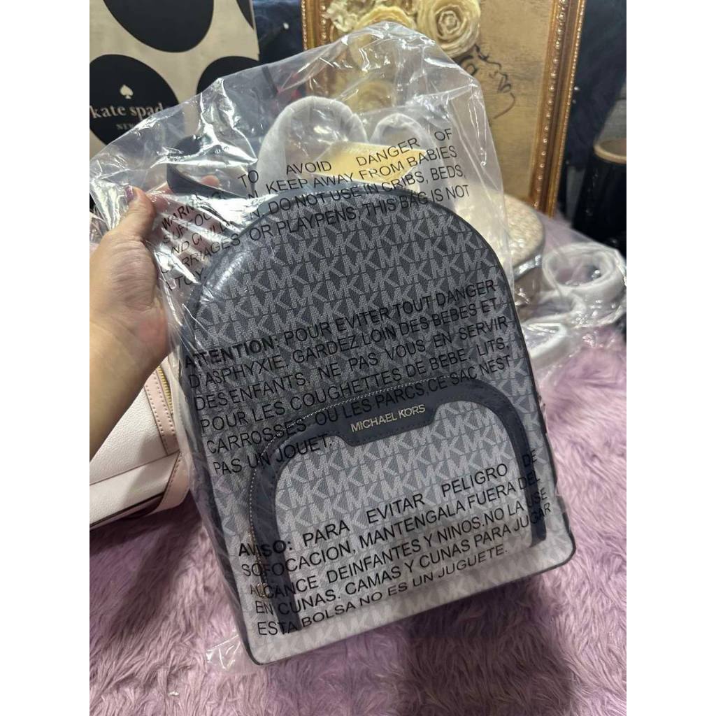 ORIG & IMPORTED MK Jaycee Medium Ombré Signature Logo Backpack Navy Bag