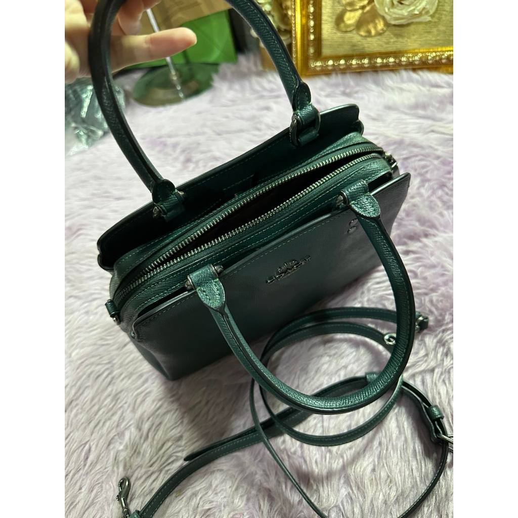 ORIG Preloved CCH Mini Lillie Carryall Teal Green Bag