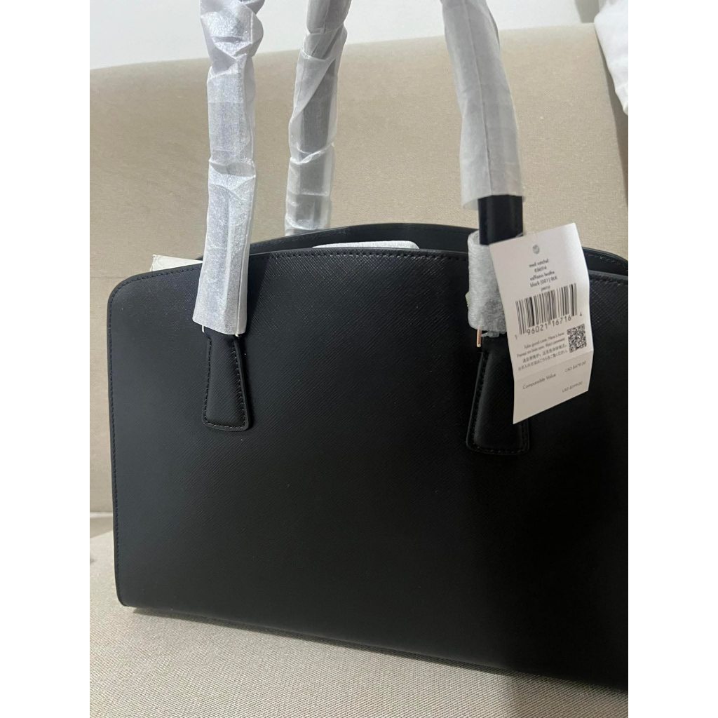 ORIG & IMPORTED KS Perry Medium Satchel Black Bag