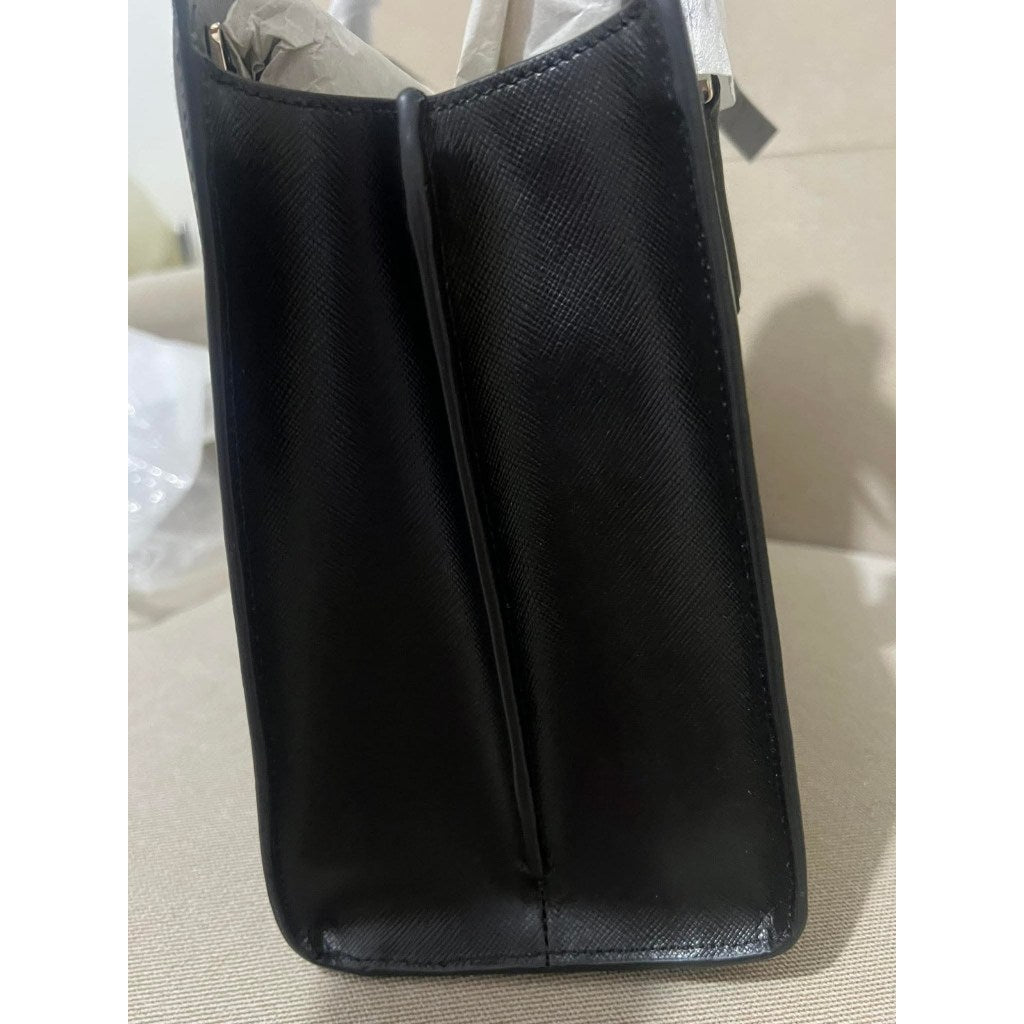 ORIG & IMPORTED KS Perry Medium Satchel Black Bag