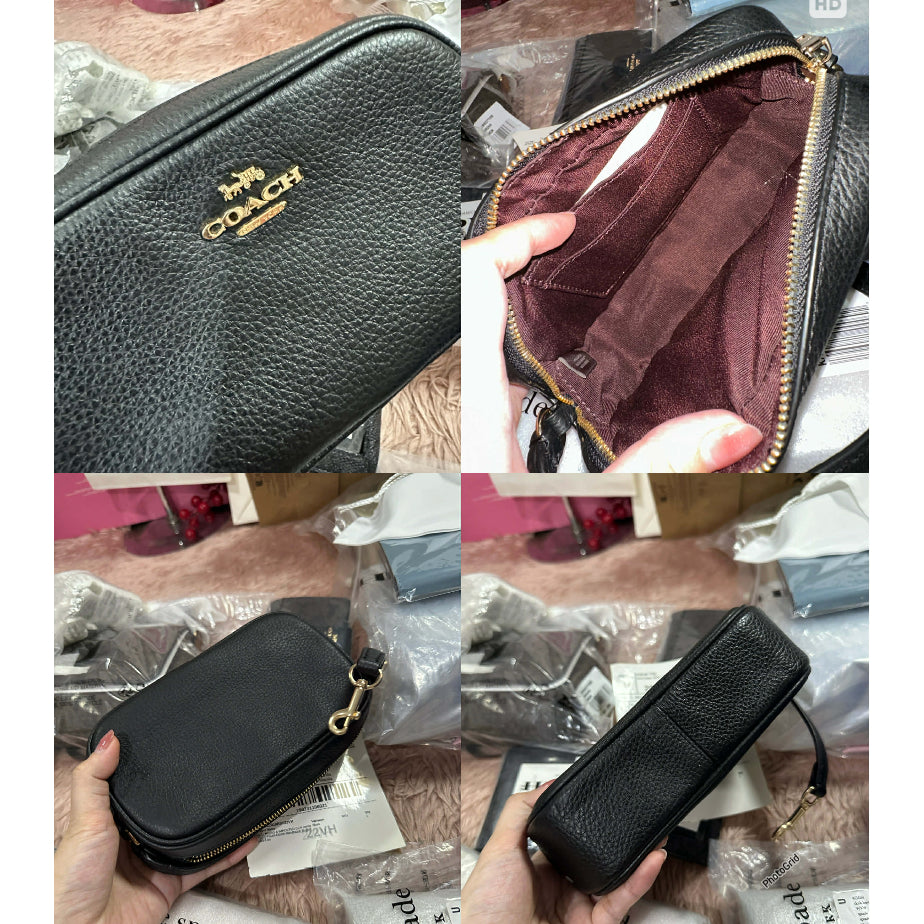 SALE! ❤️ORIG & IMPORTED CCH Jamie Wristlet Pouch Clutch Mini Bag in BLACK Nolita-Like