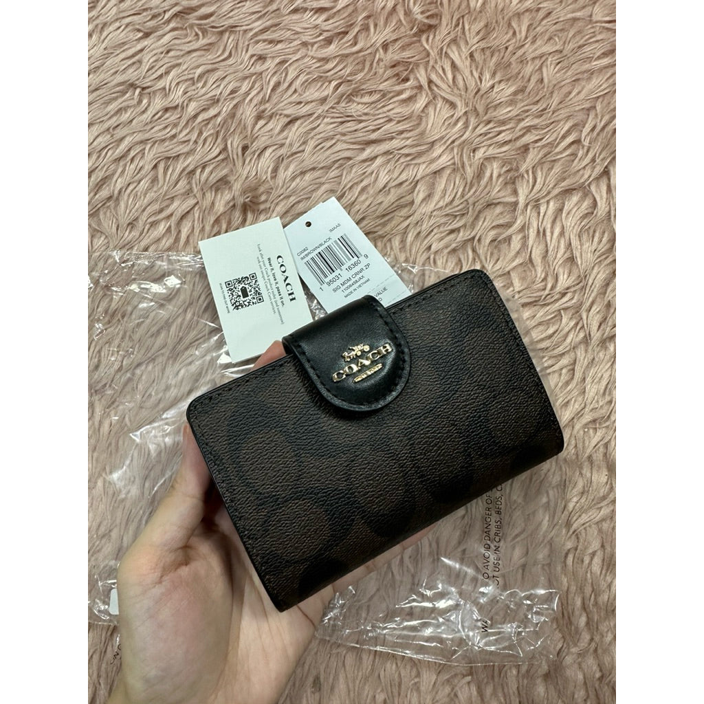 ORIG & IMPORTED CCH MEDIUM CORNER ZIP BIFOLD WALLET