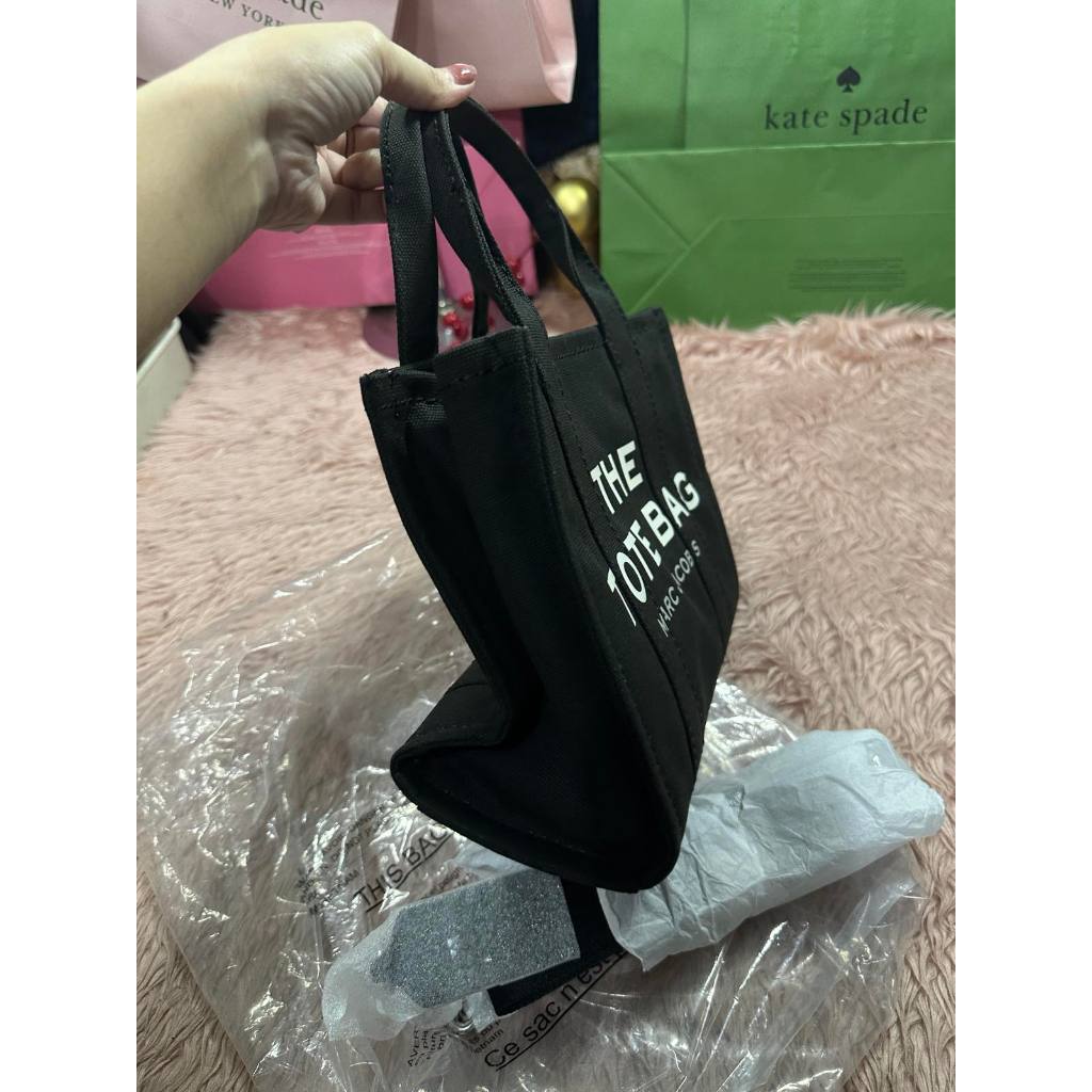 ORIG & IMPORTED MJ The Small Tote Black Bag canvas