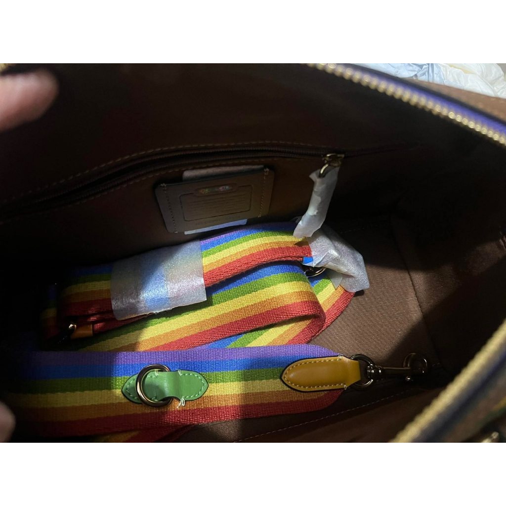 ORIG & IMPORTED CCH Rowan Medium Satchel Rainbow Bag