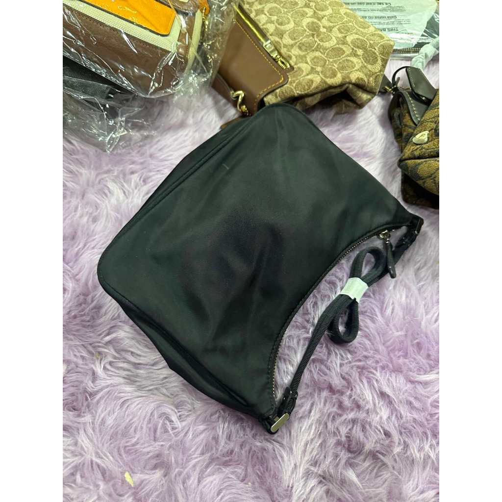 ORIG Preloved Retail KS The Little Better Sam Nylon Small Shoulder Bag Black