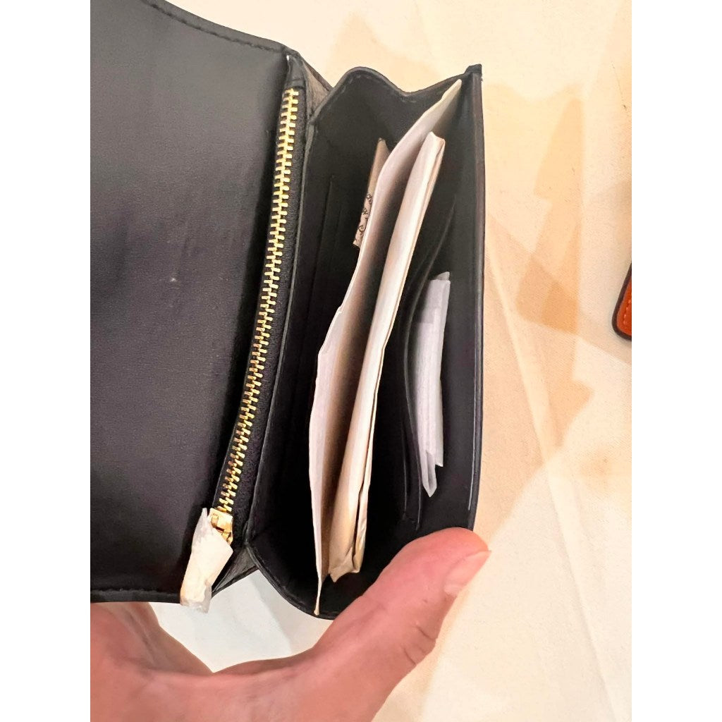 ORIG & IMPORTED CCH Kleo Medium Flap Black Wallet