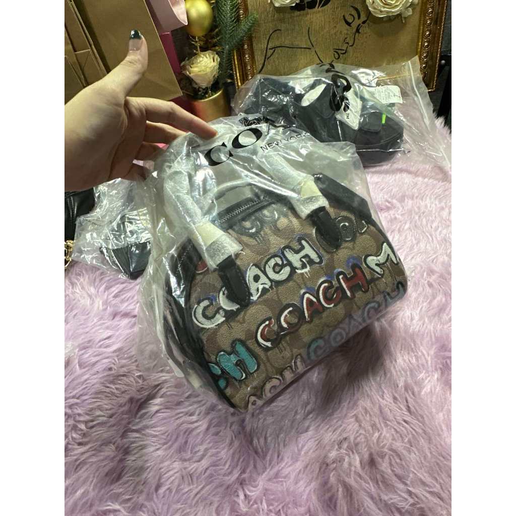 ORIG & IMPORTED CCH X Mint + Serf Sydney Satchel In Signature Canvas