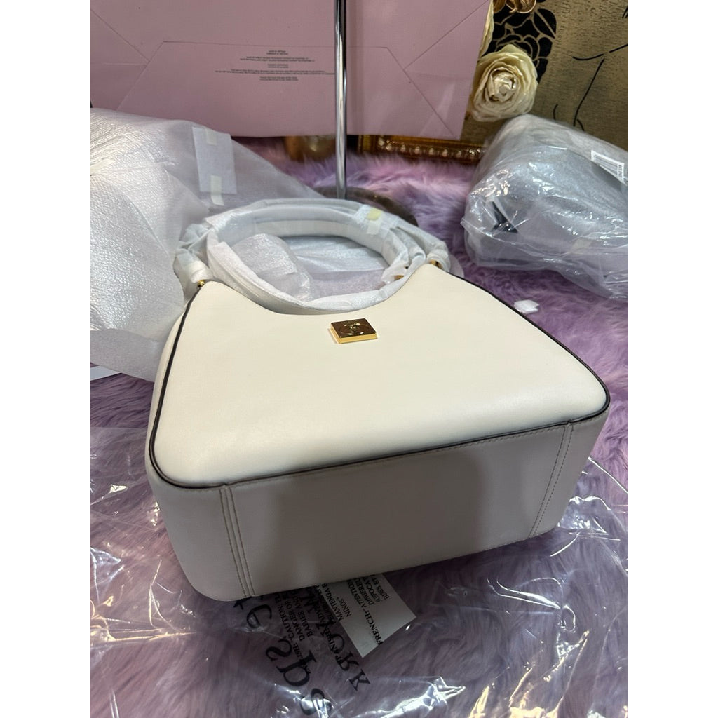 AUTHENTIC/ORIGINAL KS Dakota Large Hobo Bag White Cream