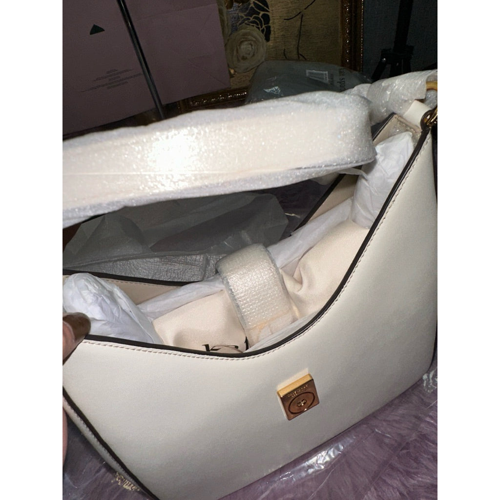 AUTHENTIC/ORIGINAL KS Dakota Large Hobo Bag White Cream