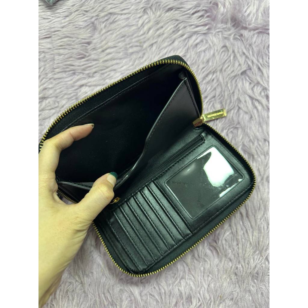 ORIG Preloved MK Fulton Phone Wristlet Medium Black Wallet