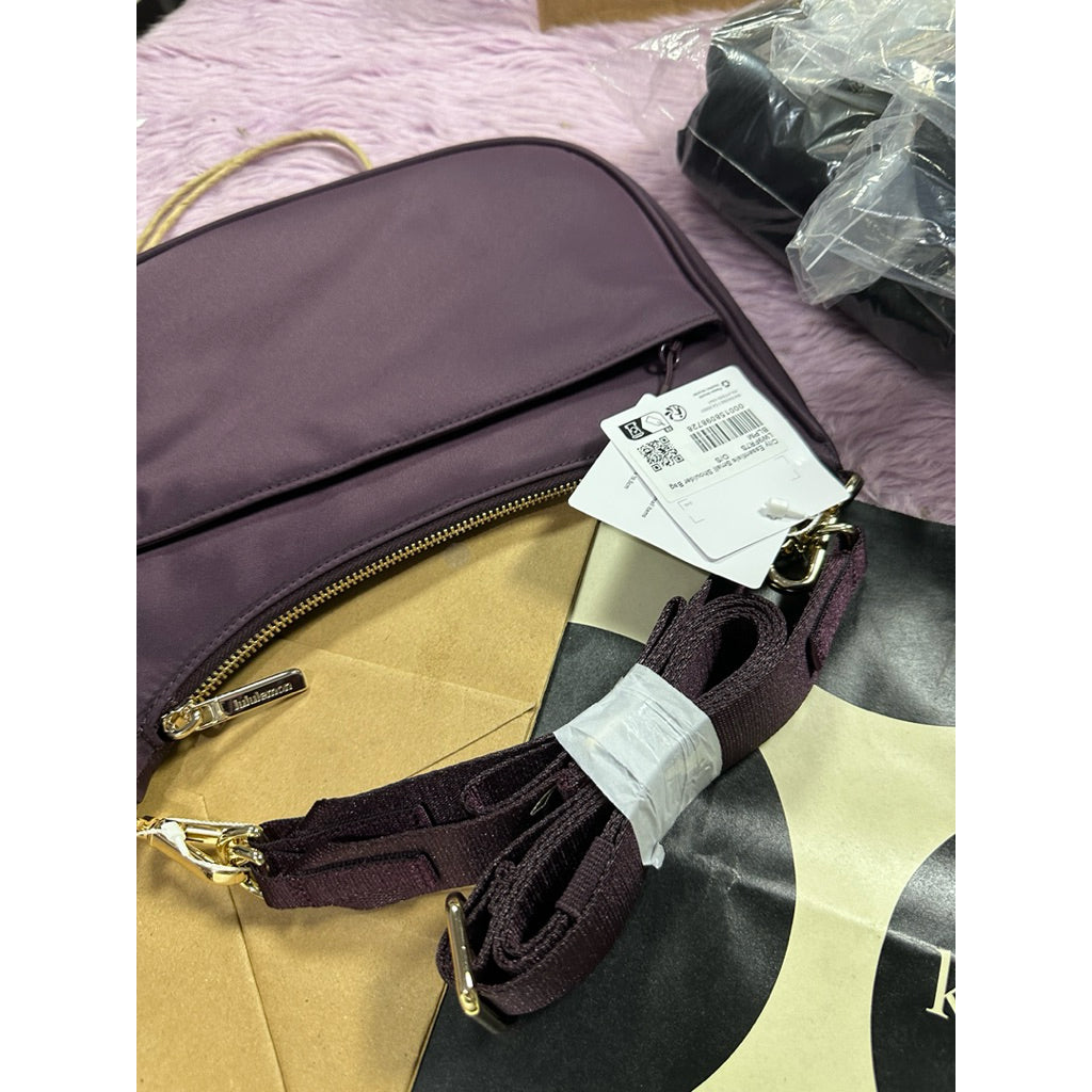 ORIG & IMPORTED Lululemon City Essentials Small Shoulder Nylon Bag 3L Pink/Red/Black