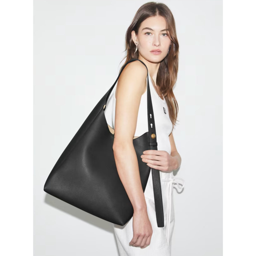 ORIG & IMPORTED TB ROMY SMALL & LARGE HOBO BLACK BAG