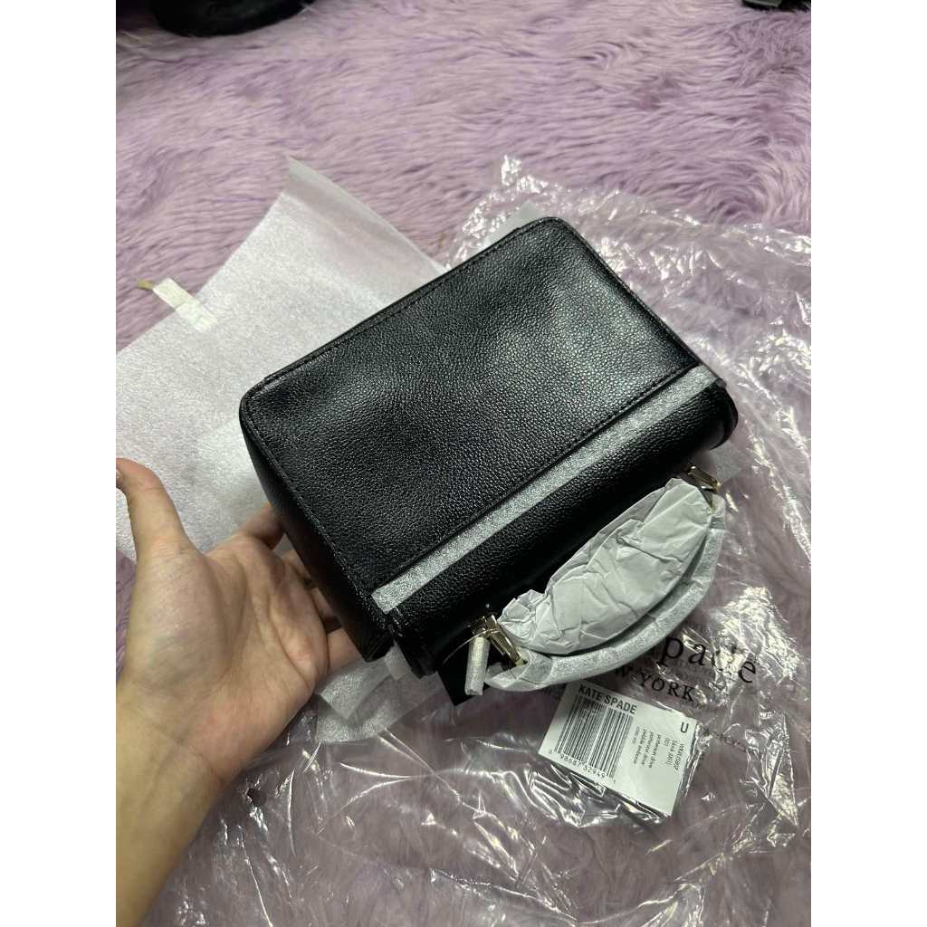 ORIG & IMPORTED KS Patterson Drive Maisie Top Handle Small Flap Black Bag