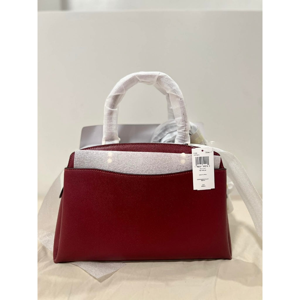 ORIG & IMPORTED CCH Lillie Carryall Satchel Cherry Red Maroon Bag