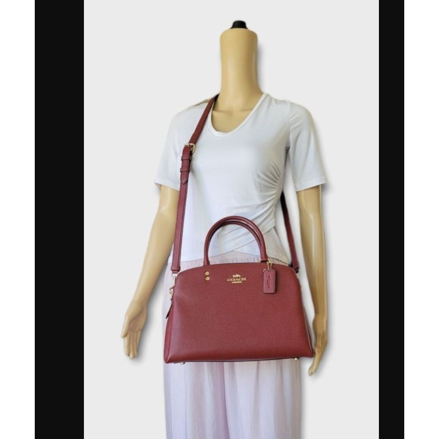 ORIG & IMPORTED CCH Lillie Carryall Satchel Cherry Red Maroon Bag