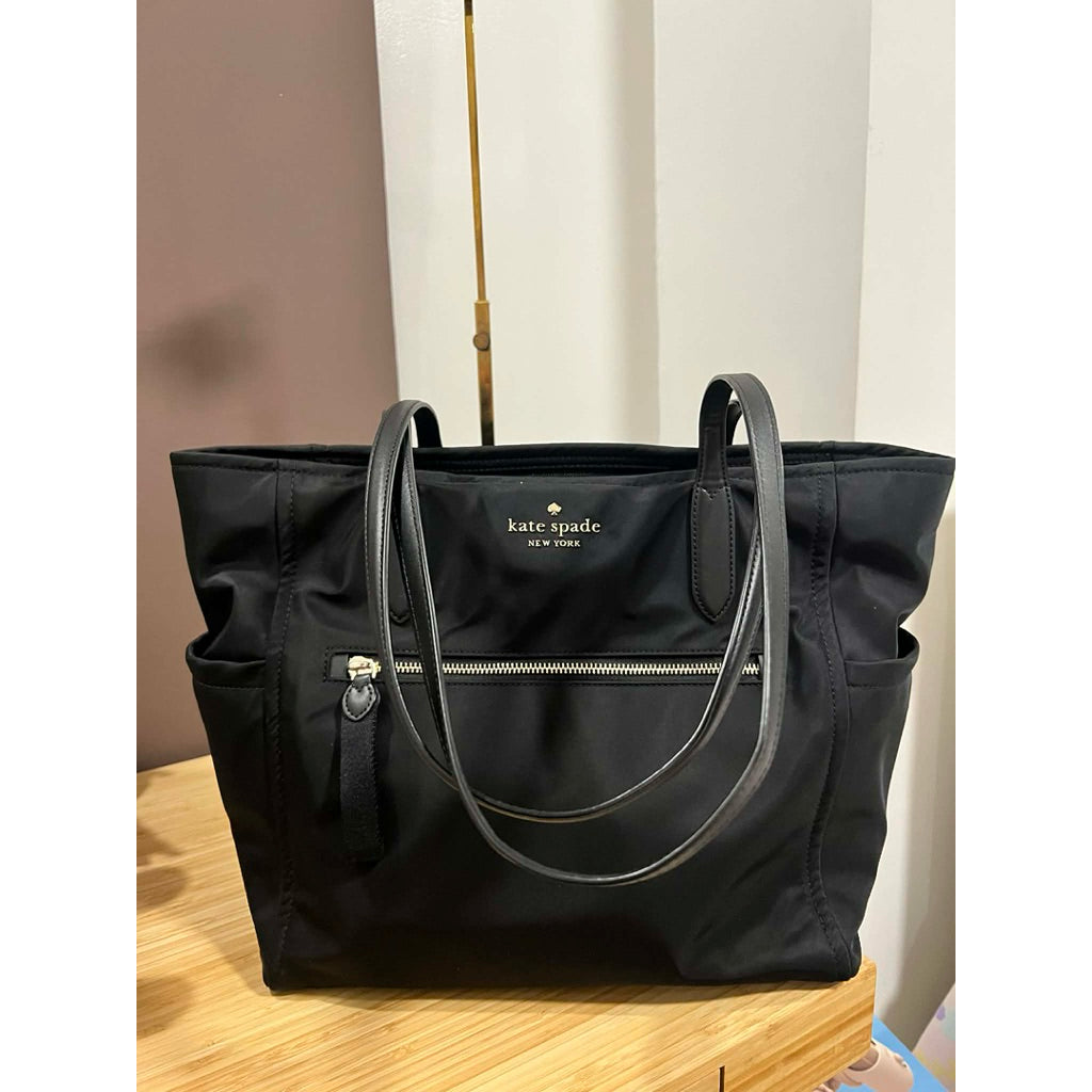 ORIG Preloved KS Chelsea Large Tote Black Nylon Bag