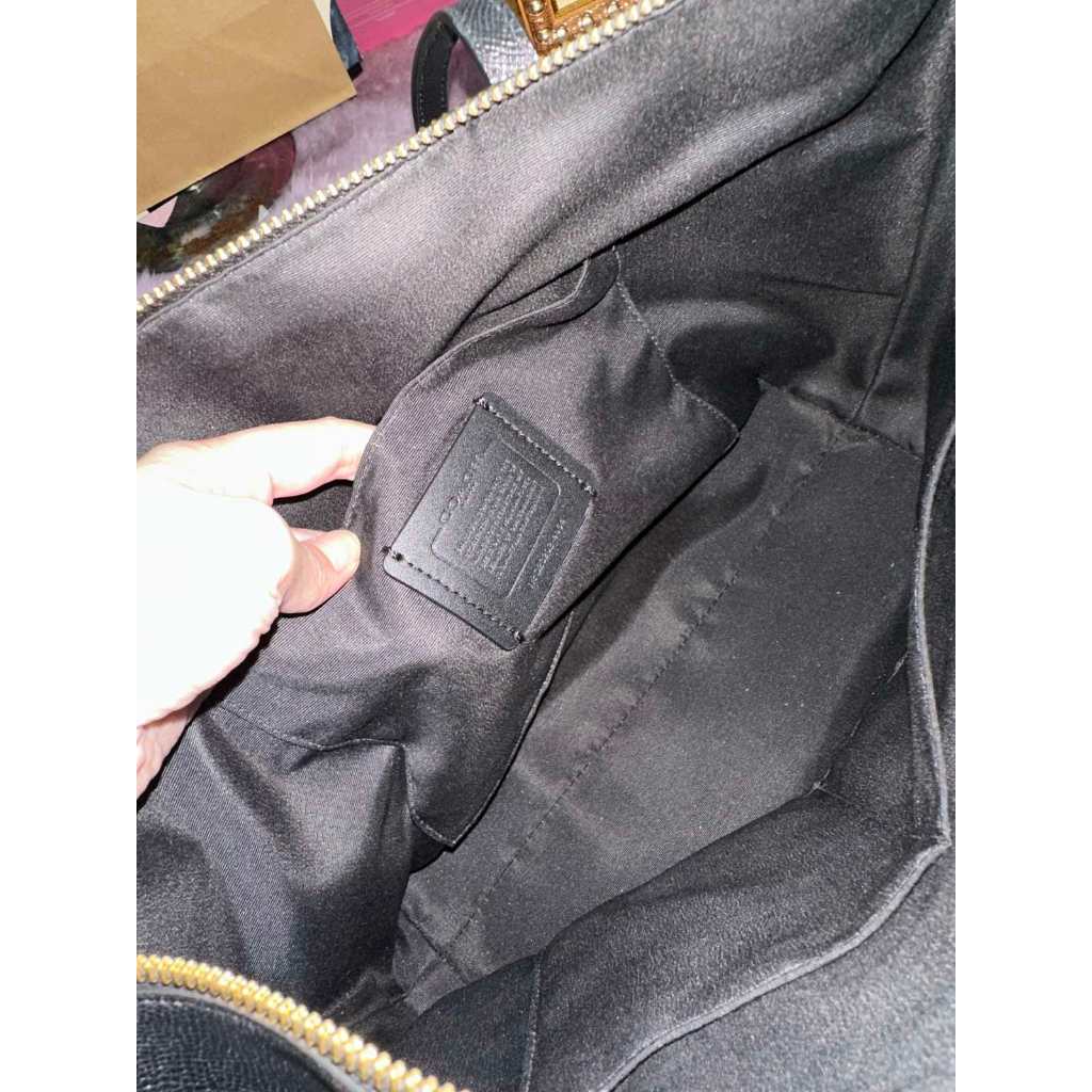 ORIG Preloved CCH Zip Top Tote Medium Black Bag