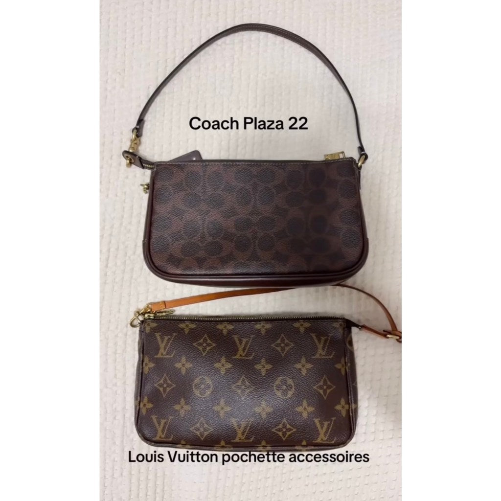 ORIG & IMPORTED CCH Retail Plaza 18 and 22 Small Shoulder Bag Maple Brown