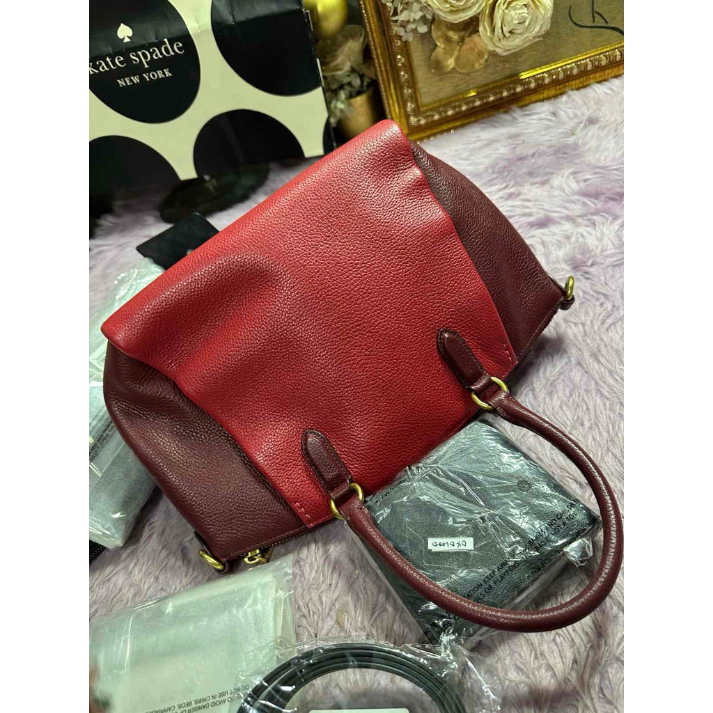 ORIG Preloved CCH Elise Satchel Red Bag
