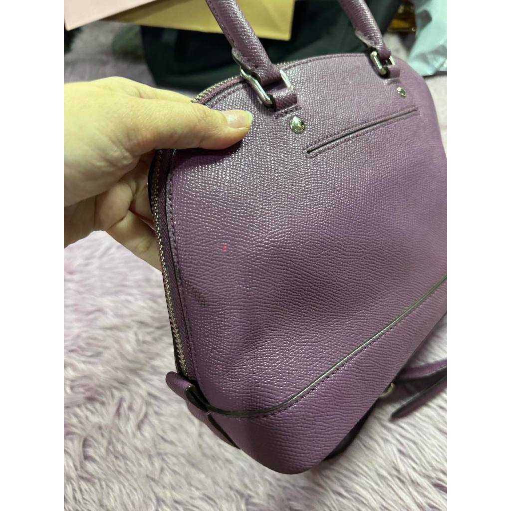 ORIG Preloved CCH Mini Sierra Satchel Dome Bag Dusty Lavender Purple