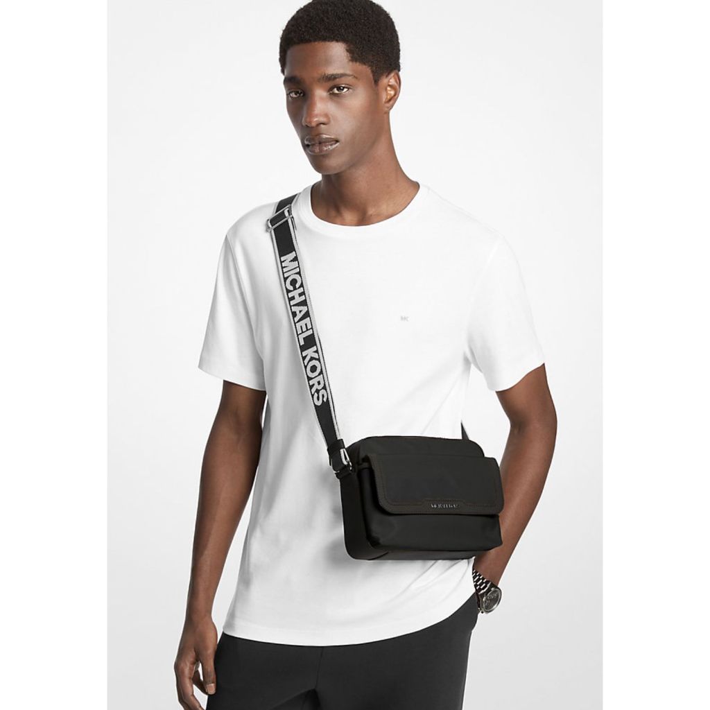 ORIG & IMPORTED MK Lautner Medium Nylon Camera Black Men Bag