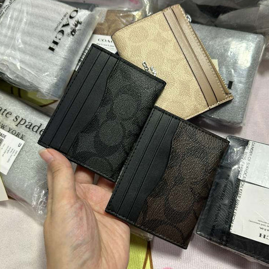 ORIG & IMPORTED CCH Essential Slim Id Card Case Holder Wallet for Men / Unisex