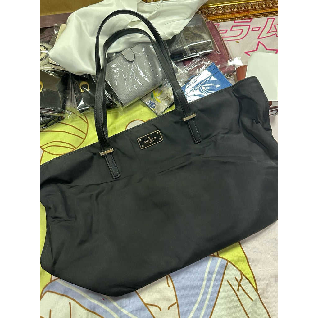 ORIG Preloved KS Blake Avenue Margareta Large Travel Tote Black Bag