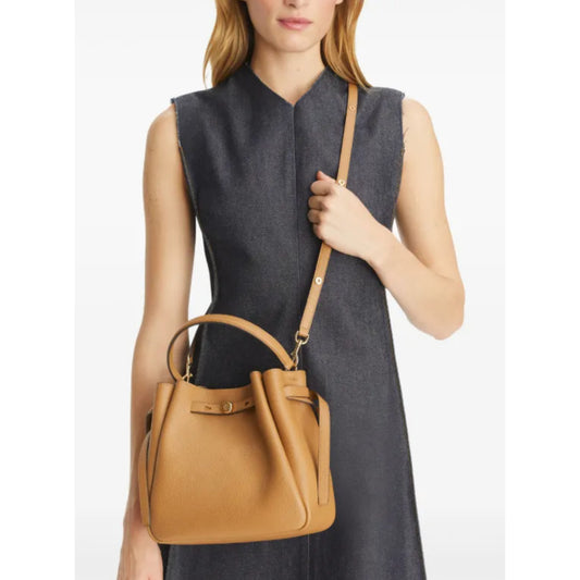 ORIG & IMPORTED TB Small Romy Top Handle Bucket Bag TIRAMISU BROWN