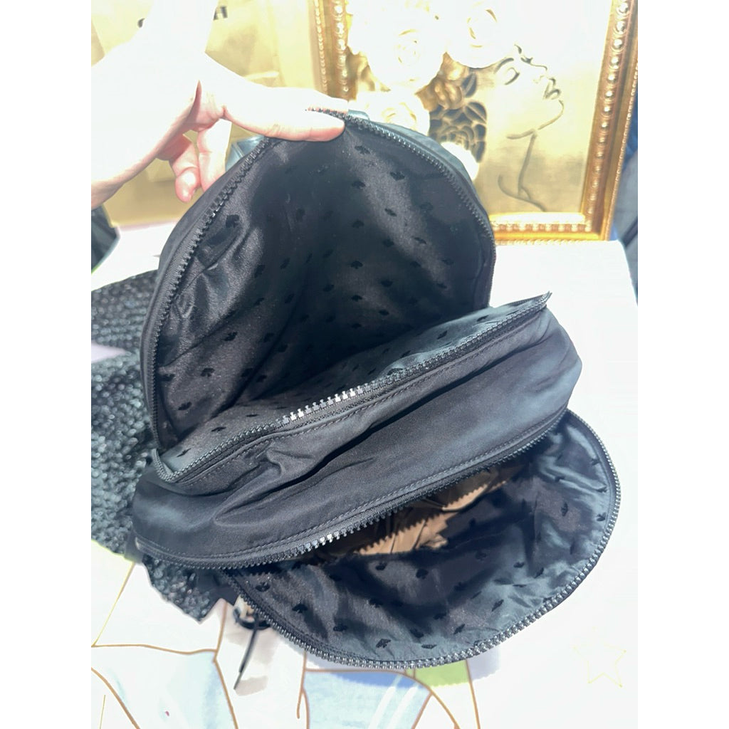 ORIG Preloved KS Karissa Nylon Backpack Black Bag