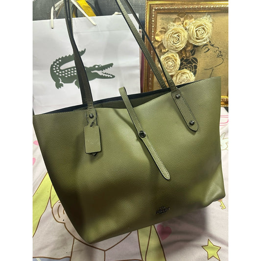 ORIG Preloved CCH Market Green Large Tote Bag