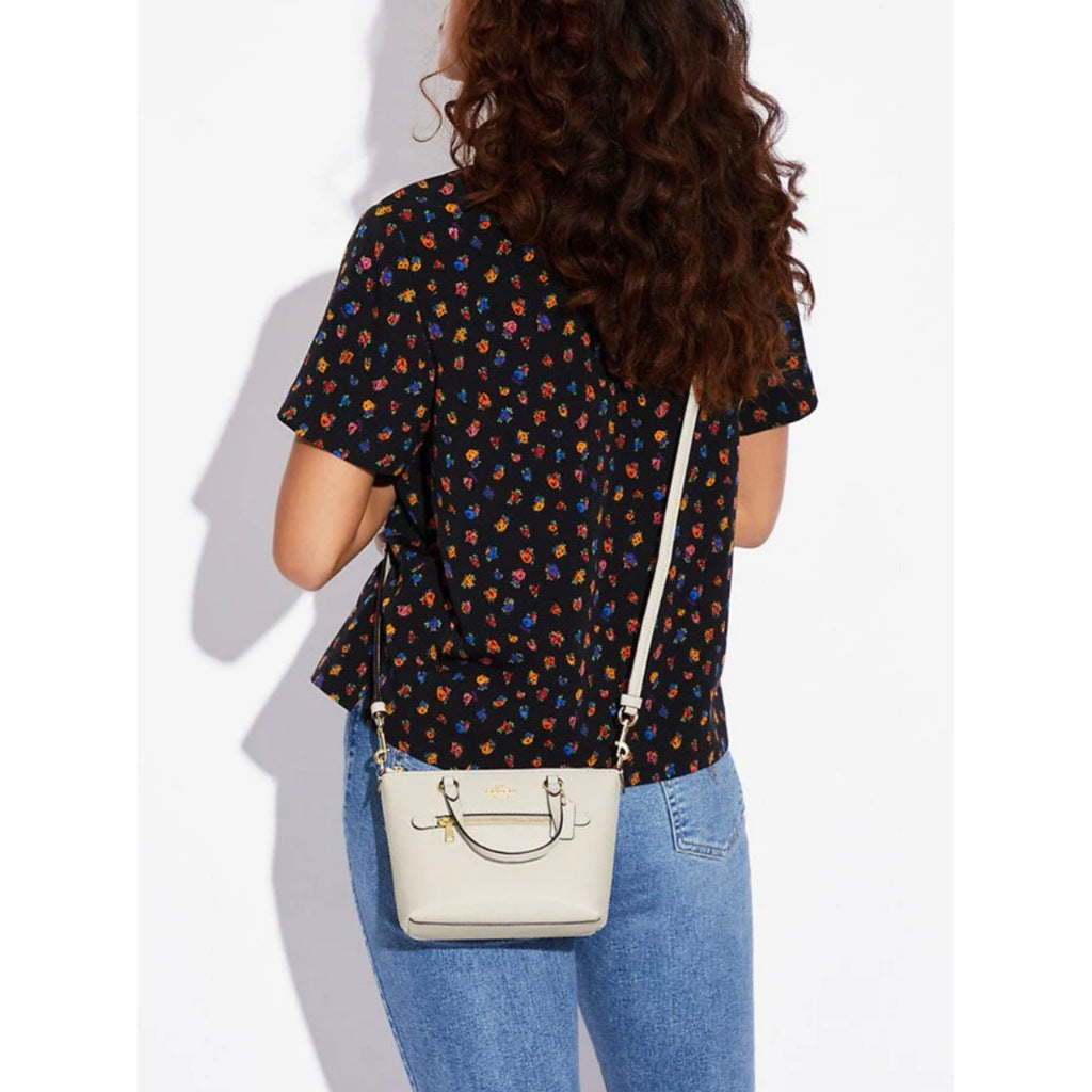 ORIG Preloved CCH Mini Gallery Crossbody Bag Chalk White