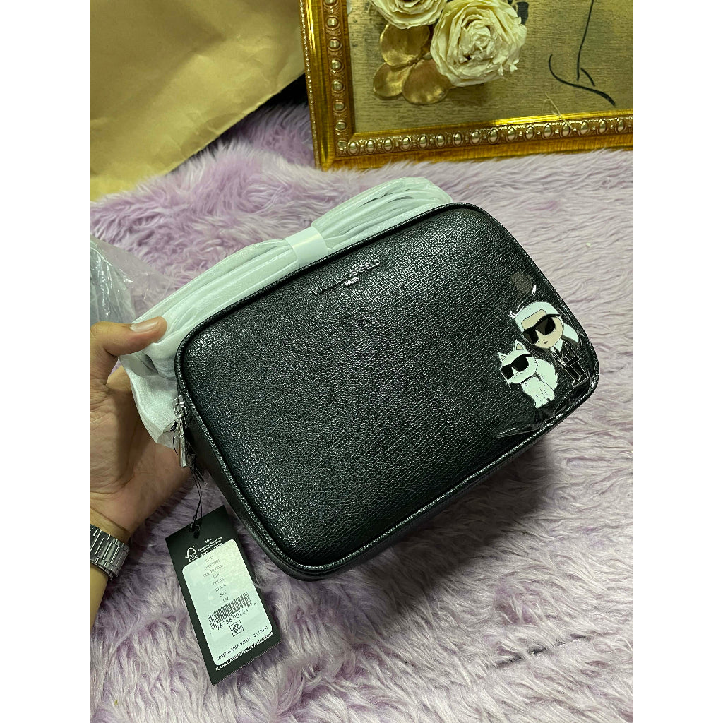 ORIG & IMPORTED Karl Lagerfeld KL Maybelle Crossbody Crossbody Double Zip Camera Bag