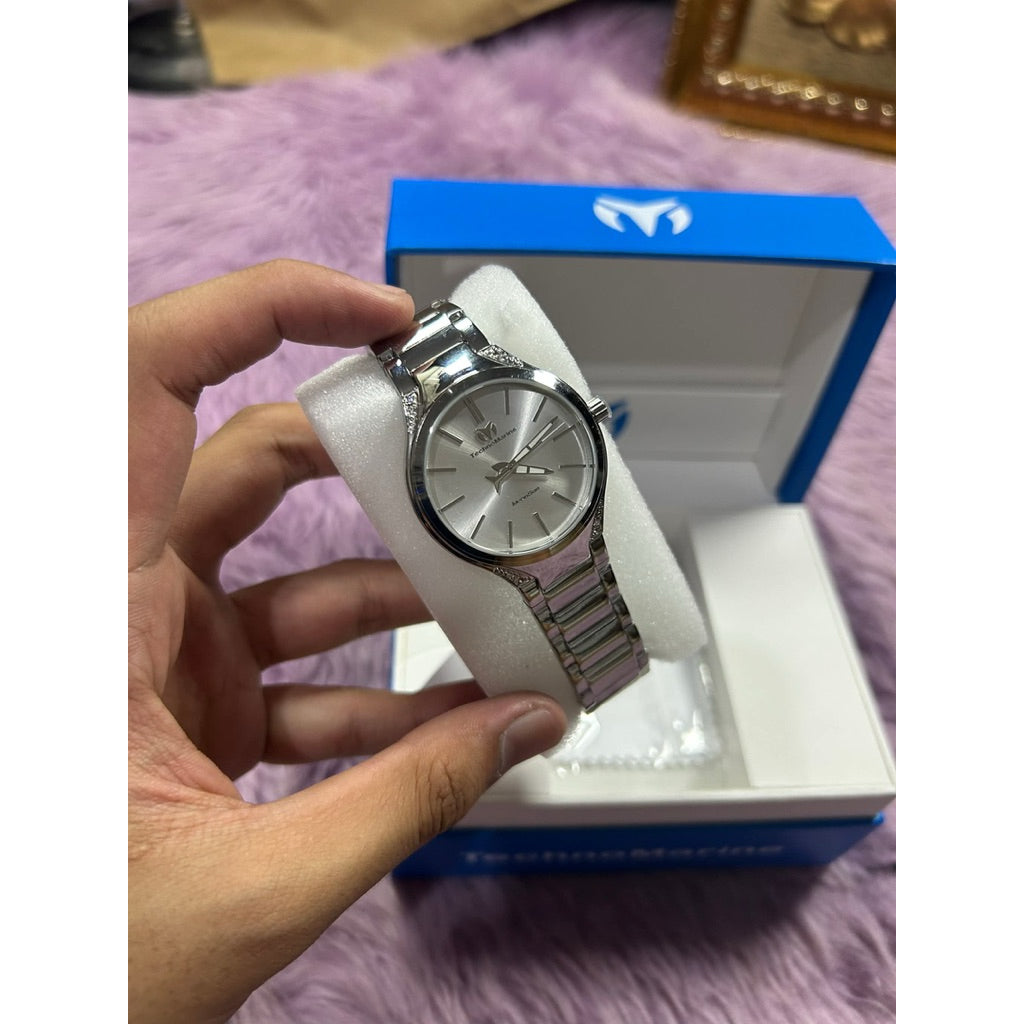 ORIG & IMPORTED Technomarine MoonSun 38mm TM-117035 Silver Lady's Watch