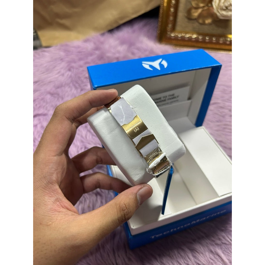 ORIG & IMPORTED Technomarine OCEAN 36mm TM-318111 Gold Lady's Watch