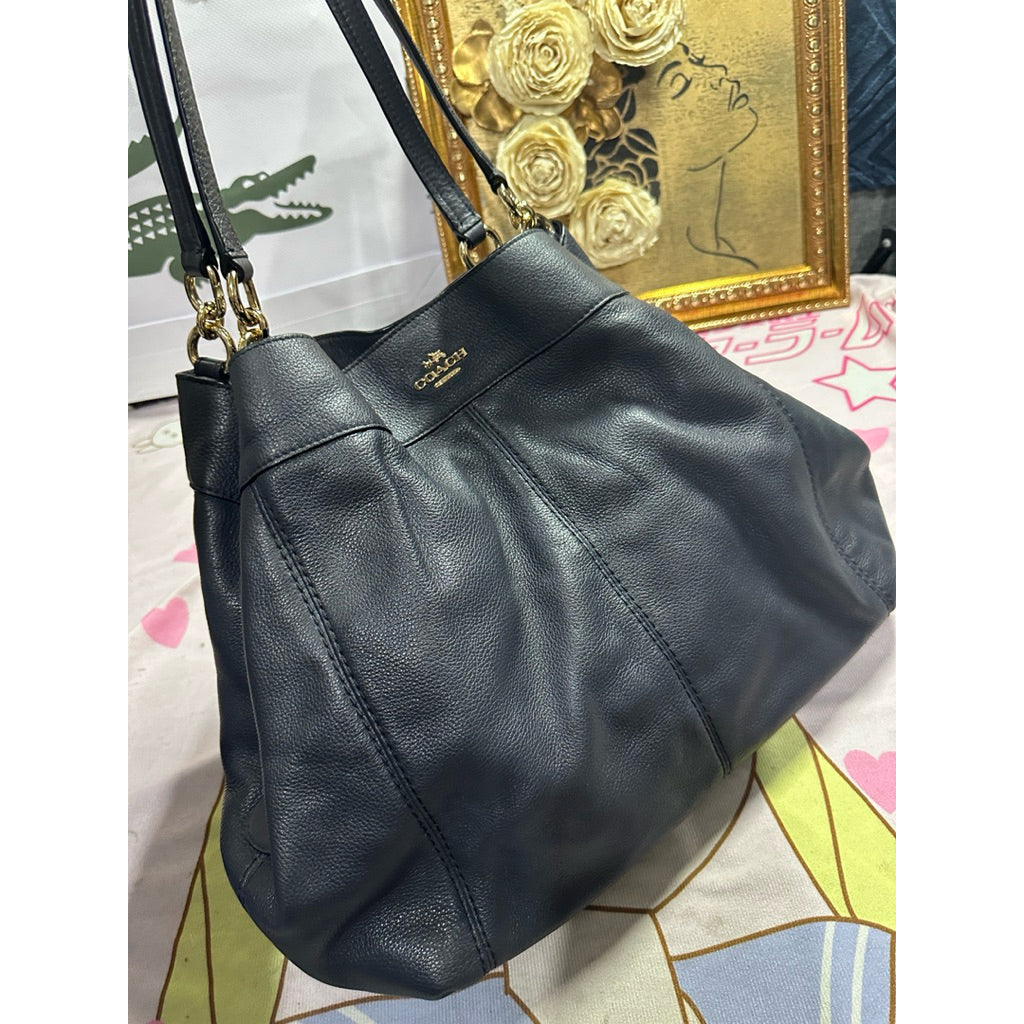 ORIG Preloved CCH Lexy Large Navy Blue Shoulder Bag