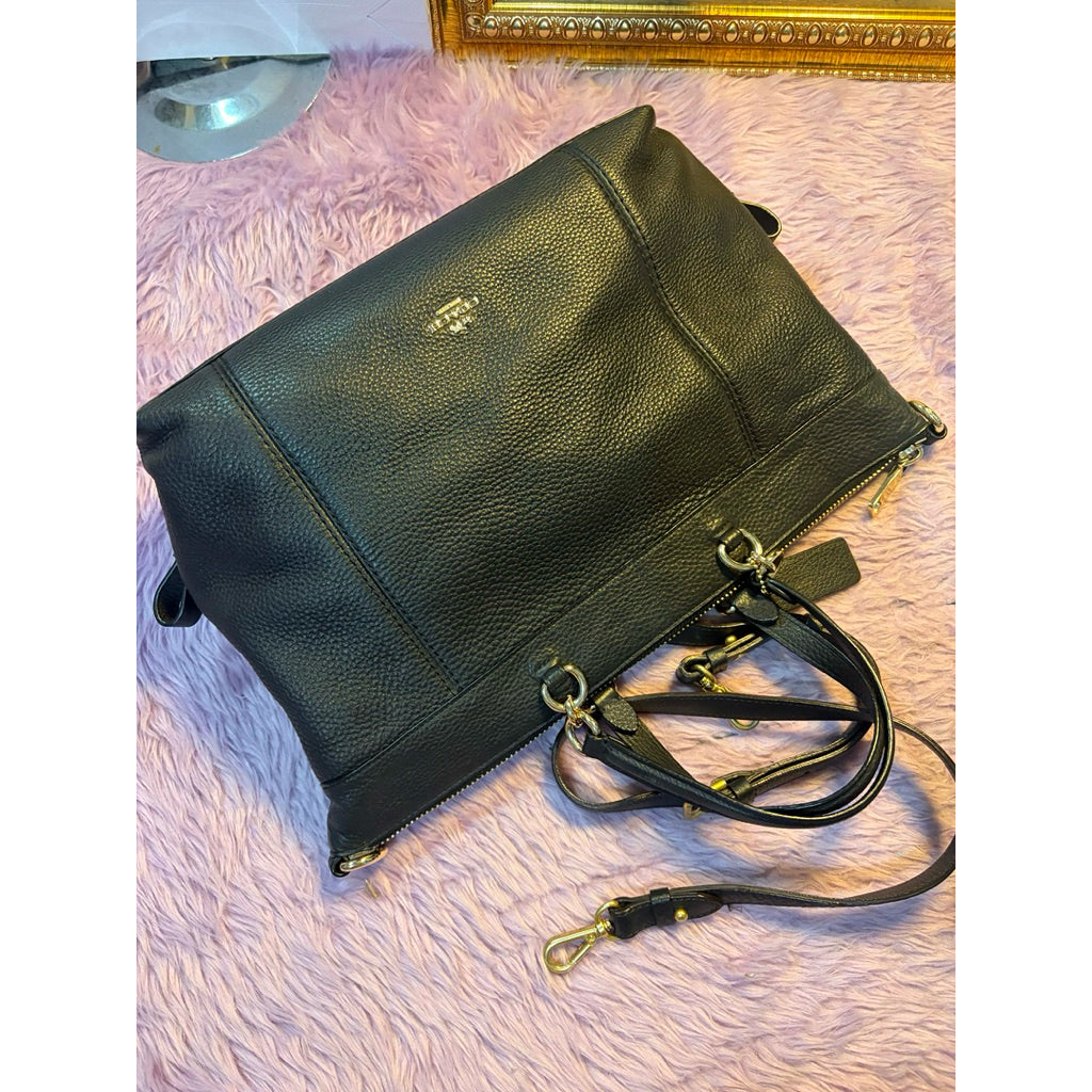 ORIG Preloved RARE CCH Lenox Satchel Black Bag