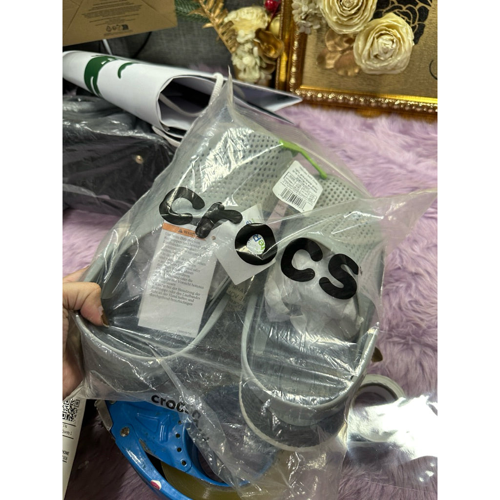 ORIG & IMPORTED Crocs Literide 360 Clog Shoes in Light Grey M8 ONLY